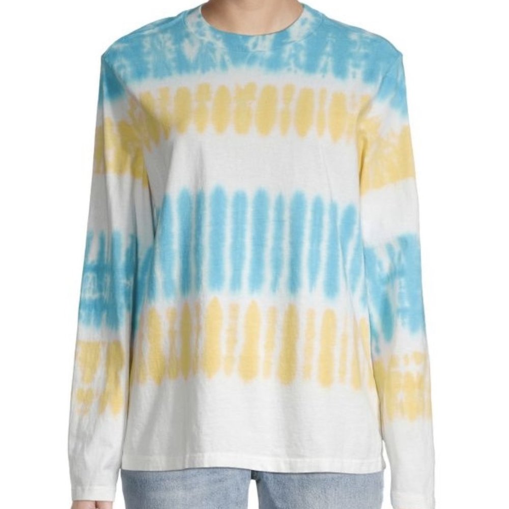 Re/Done Long Sleeve Tie Dye Tee size M